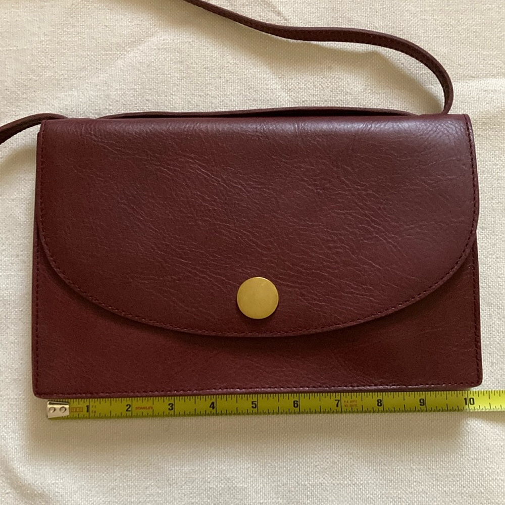 MADEWELL | The Slim Convertible Bag - Cabernet - Picture 14 of 16